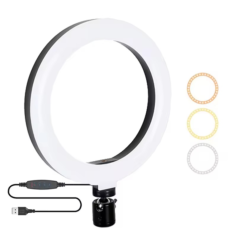 Photography Lighting Home - 16/26/33 センチメートル自撮りリングライト写真撮影補助光 LED リングランプグローソフトアイプロテクション写真撮影ランプ用品ホームスタジオ