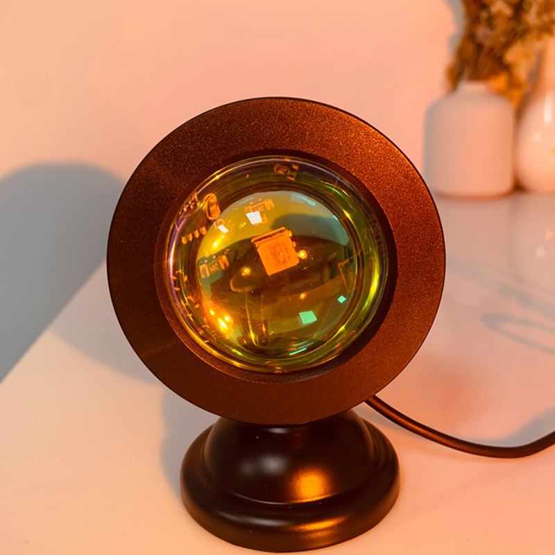 Photography Lighting Home - ポータブルLEDサンセットランプ,USB付きランプ,室内装飾,常夜灯,ムードライト,寝室,リビングルーム,壁,写真,ネオンライト