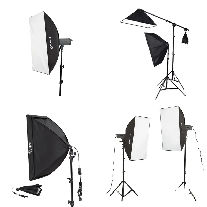 Photography Lighting For Studio - 高品質ポータブルフォトスタジオ撮影用スピードライトブラックライトソフトボックスライトスタンドフォトソフトボックス