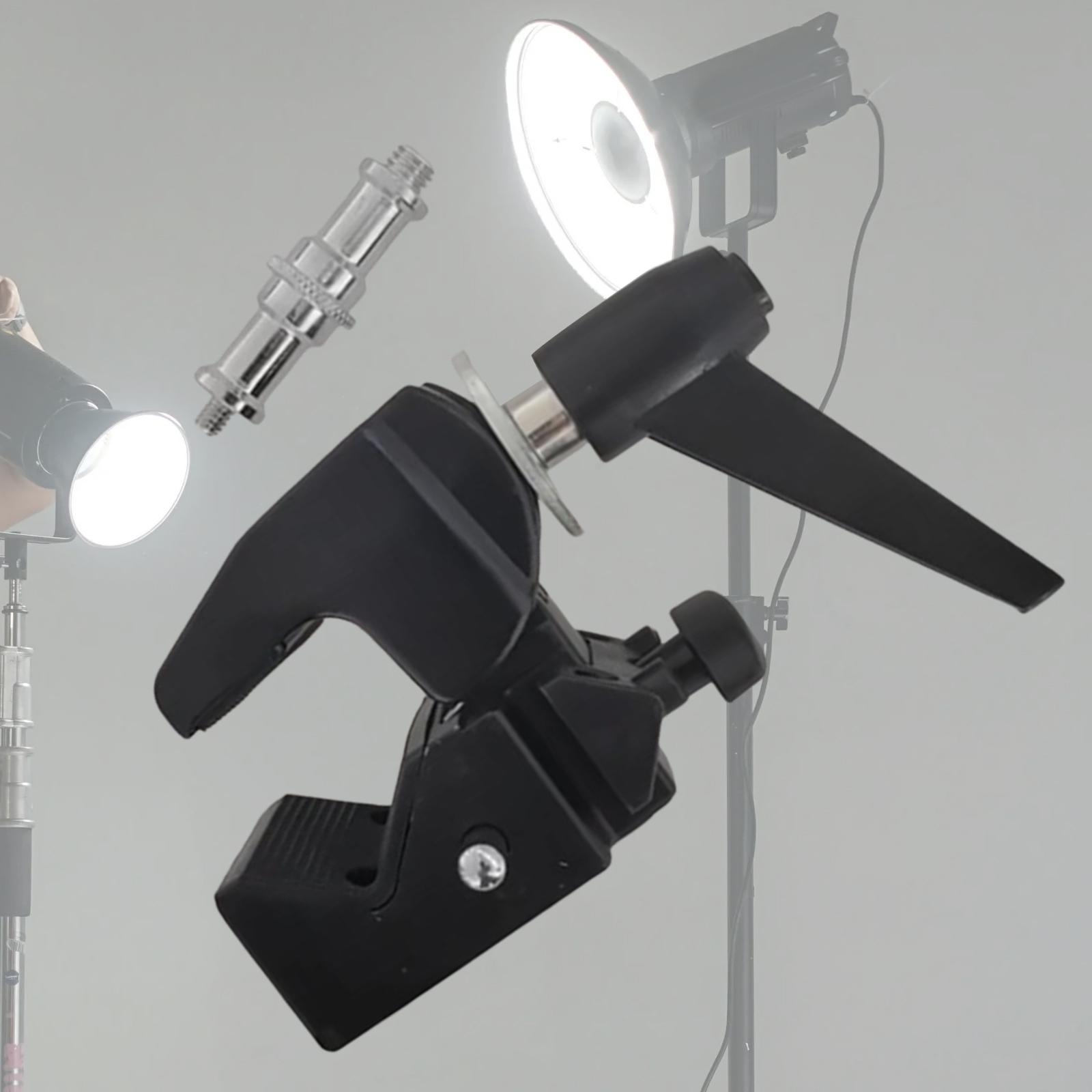Photography Lighting Mounting Hardware - 写真撮影ライトクランプスーパークランプハードウェア金属ポータブル多機能イーグル爪写真スタジオ安定したフラッシュマウント