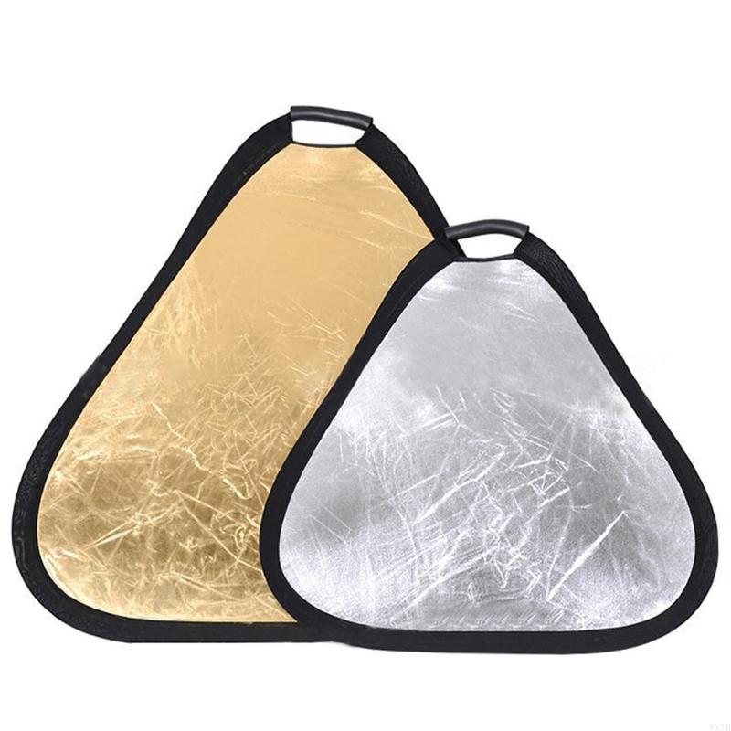 Photography Lighting Triangle - 30 センチメートル/60 センチメートル/80 センチメートルポータブル三角形リフレクター折りたたみトライアングル写真