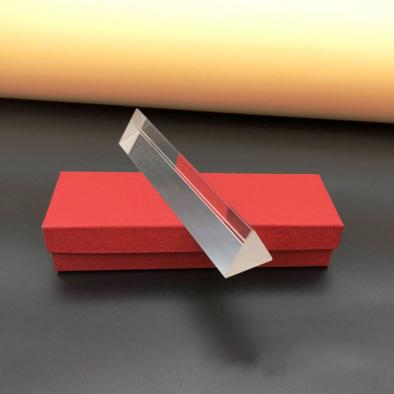 Photography Lighting Triangle - 30x30x100mm K9 三角プリズム光学ガラスレインボープリズム写真撮影用物理学光スペクトル科学実験用