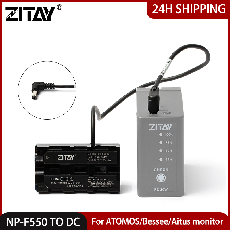 Photography Lighting For Dummies - ZITAY NP-F550 ダミーバッテリー TO DC電源アダプター ソニー