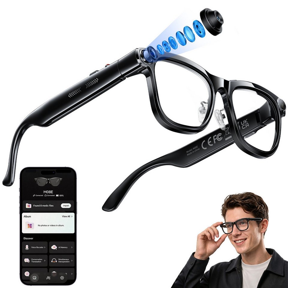ChatGPT搭載AIスマートグラス、リアルタイム翻訳機能、 - Photography Lighting Gear のレビューと価格