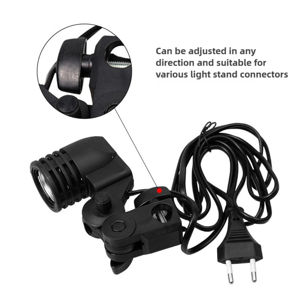 電球スタンド 2M、E27 ACソケット付き傘型ランプホルダ - Photography Lighting For Studio のレビューと価格