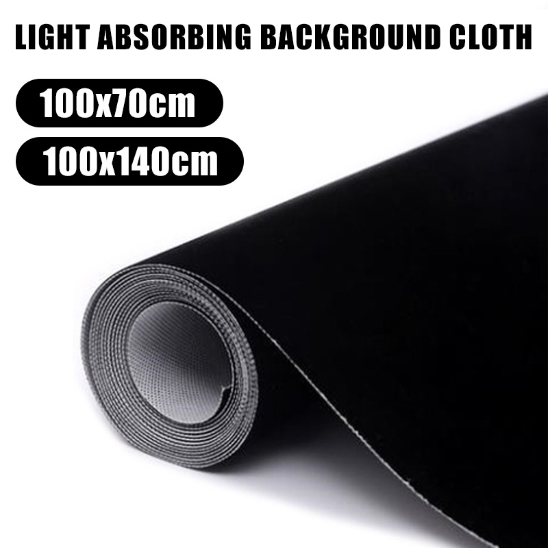 写真撮影用黒背景布、写真スタジオ用光吸収布、無反射折りたたみ - Photography Lighting Setup のレビューと価格