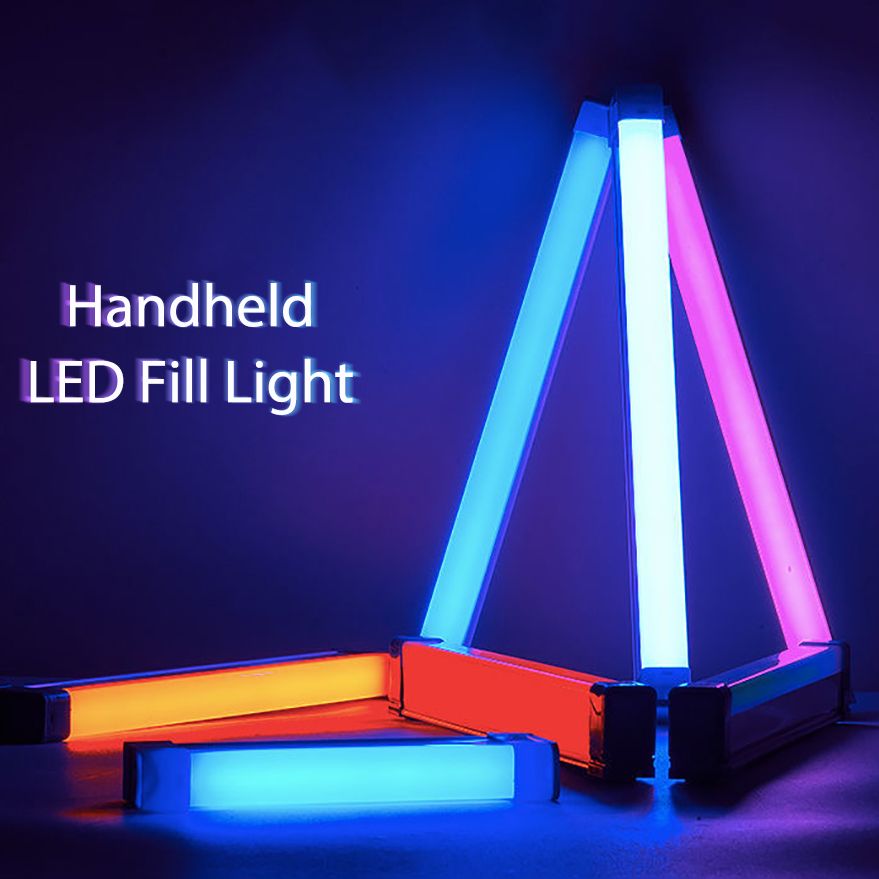 Tiktok ビデオライトハンドヘルド LED フィルライト - Photography Lighting Home のレビューと価格