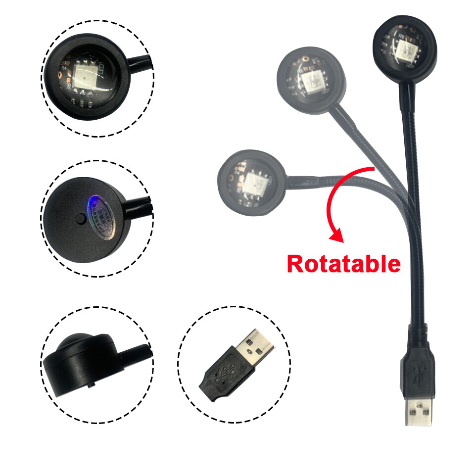 カラフルなグラデーションUSBサンセットランプホーム背景装飾 - Photography Lighting Home のレビューと価格