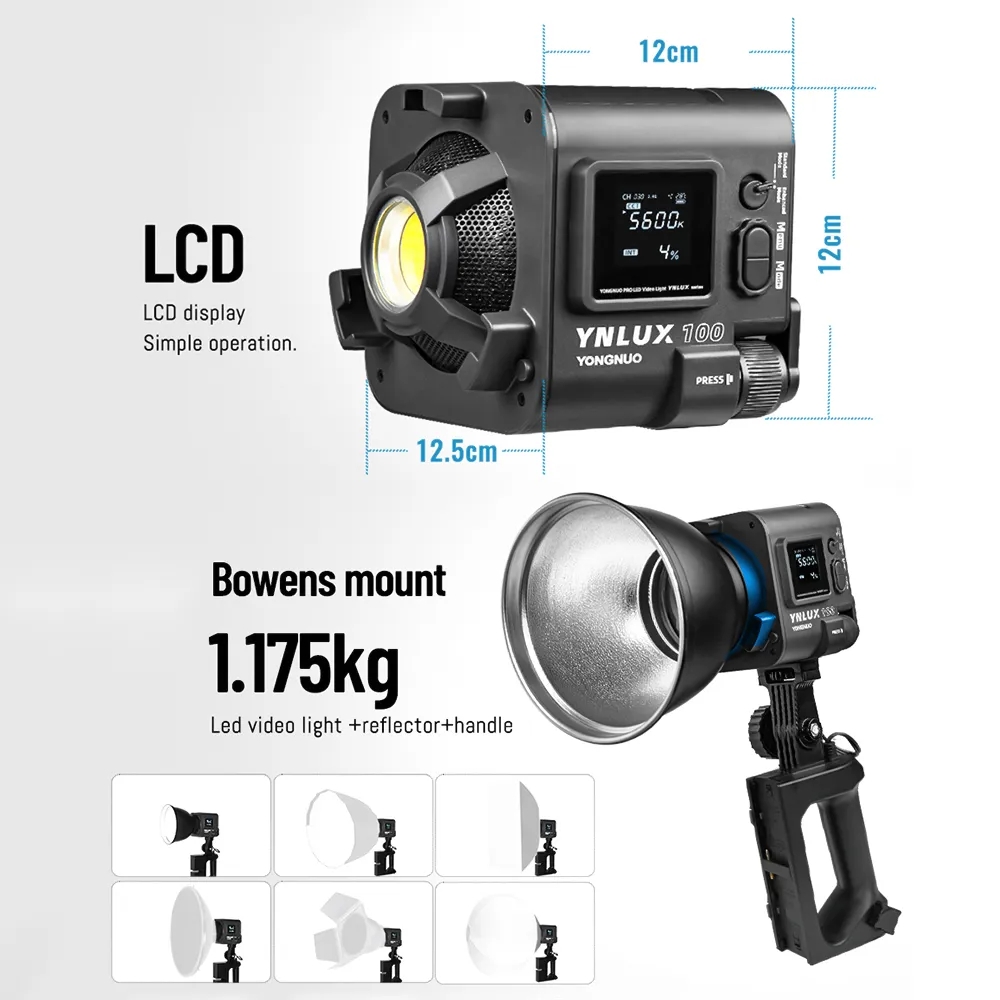 YONGNUO YNLUX100 100W 3200K-56 - Photography Lighting For Studio のレビューと価格