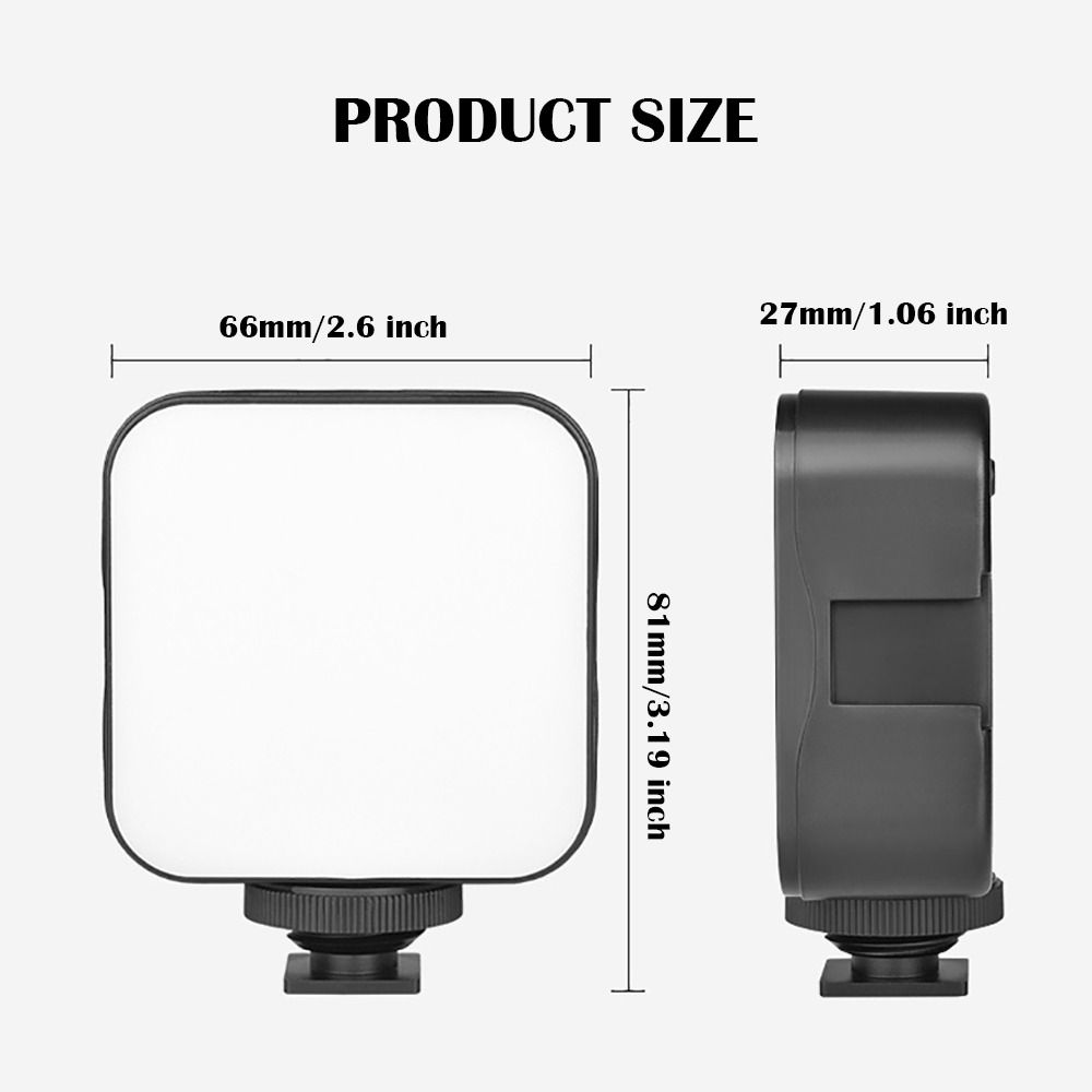 調光可能なフィルインライト USB 充電ホットシューマウント - Photography Lighting Brand のレビューと価格