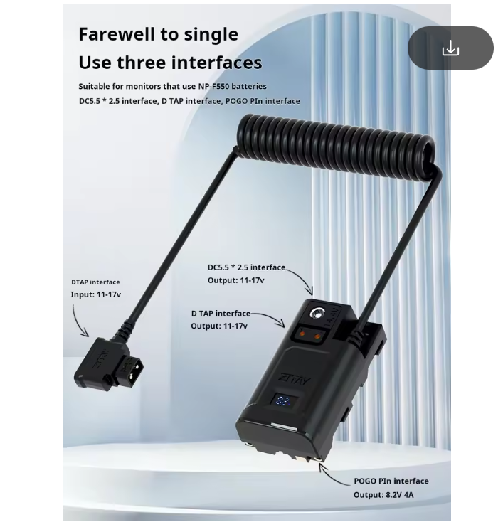 Zitay-ソニー用ダミーバッテリー、D-TAP〜NP-F5 - Photography Lighting For Dummies のレビューと価格