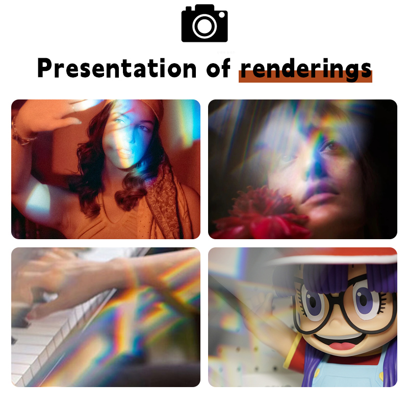 クリスタルガラスプリズムプリズム30x30x130mmレイン - Photography Lighting Triangle のレビューと価格