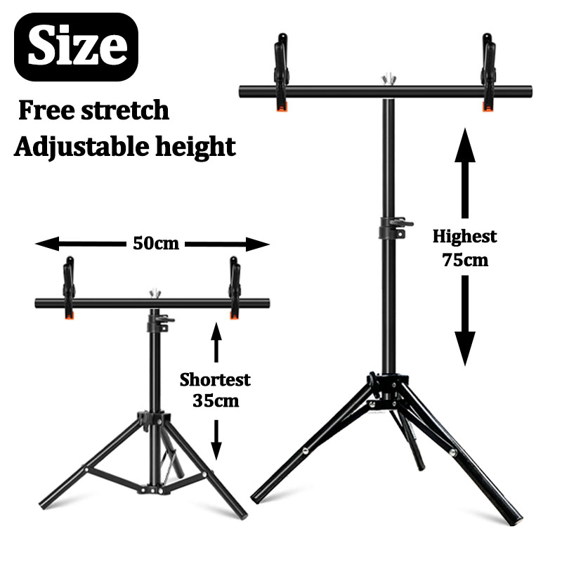 T 字型写真撮影の背景スタンドフォトスタジオ T 字型サポー - Photography Lighting Setup のレビューと価格
