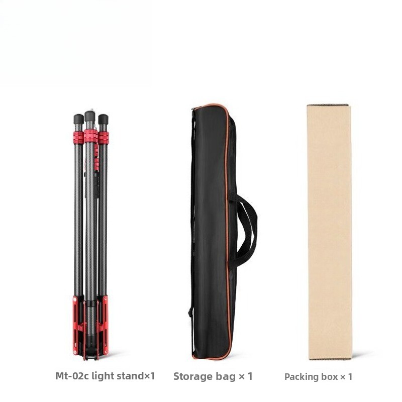 MT02 カーボンファイバー製ポータブルライトスタンド三脚  - Photography Lighting Triangle のレビューと価格