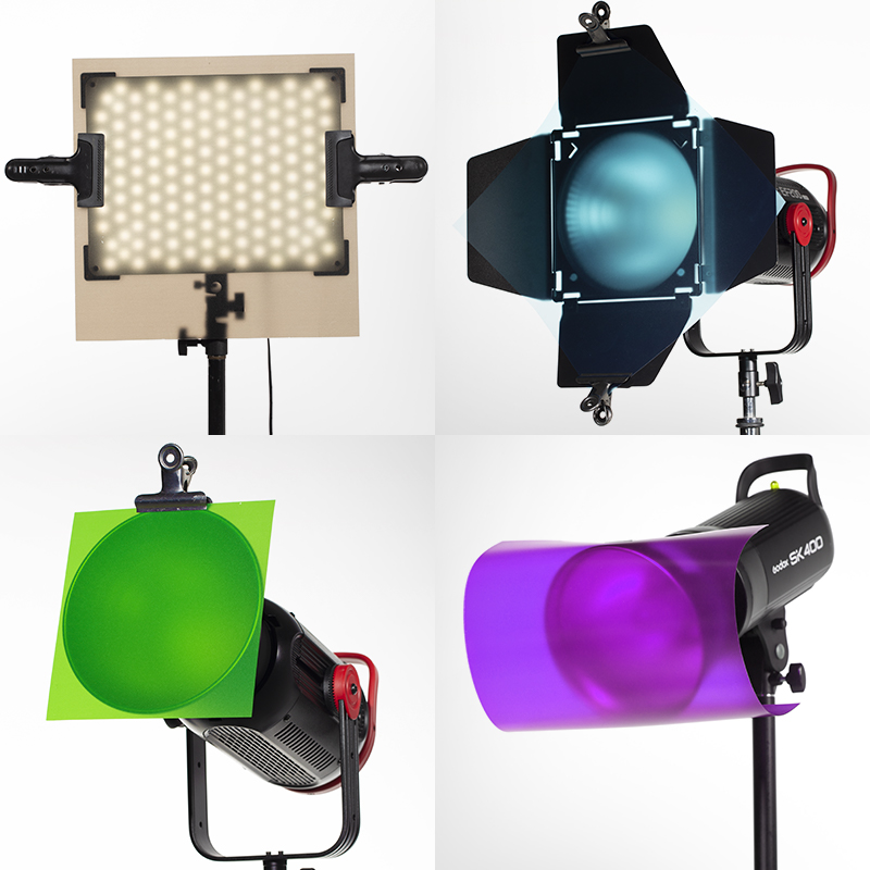 カラージェルフィルターフィルム+キャリングバッグ ビデオLE - Photography Lighting Setup のレビューと価格