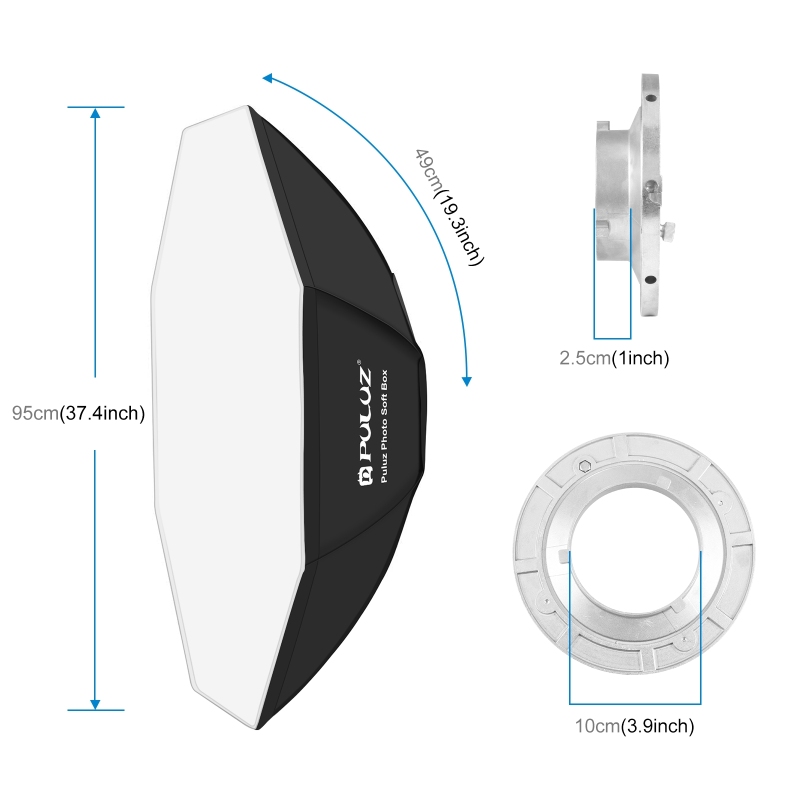 Pulz-octagonソフトボックス、写真用折りたたみ式ラ - Photography Lighting Diffuser のレビューと価格