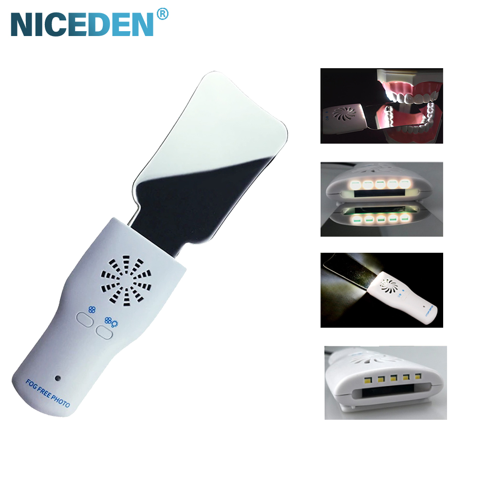 歯科防曇ミラーセット矯正リフレクター LED ライト付き曇り - Photography Lighting Setup のレビューと価格