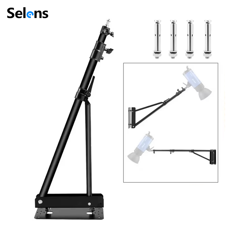 Selens 130cm 壁掛け式ブームアーム 三角形調整可 - Photography Lighting Triangle のレビューと価格
