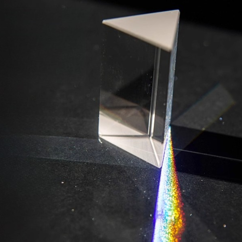 1PC レインボー三角プリズム K9 クリスタル光学ガラス光 - Photography Lighting Triangle のレビューと価格