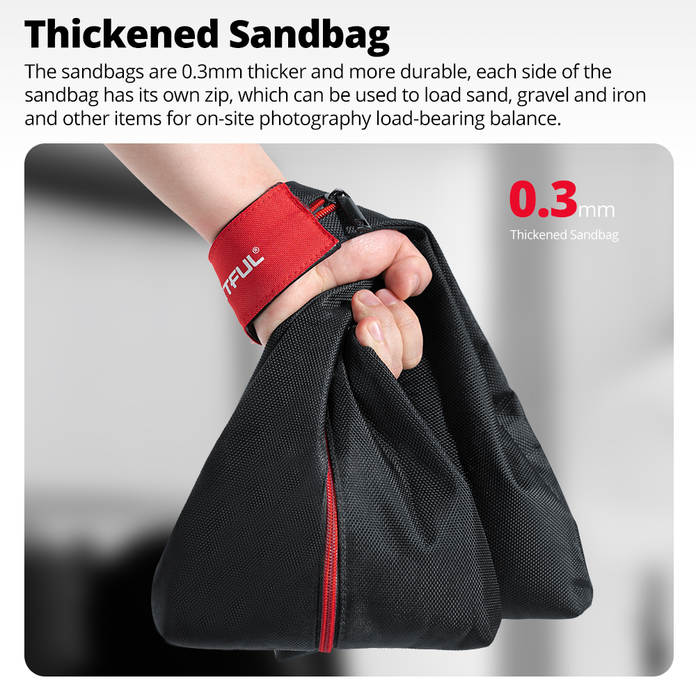Ambitful Photography サンドバッグ 5K - Light Stand Sandbag のレビューと価格