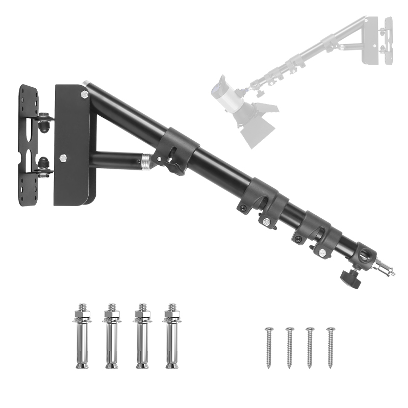 54-110cm 三角形壁掛けブームアーム、180 °    - Photography Lighting Triangle のレビューと価格