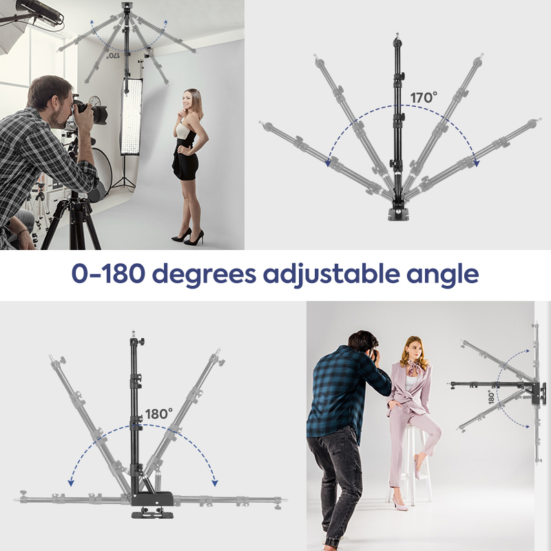 54-110cm 三角形壁掛けブームアーム、180 °    - Photography Lighting Triangle のレビューと価格