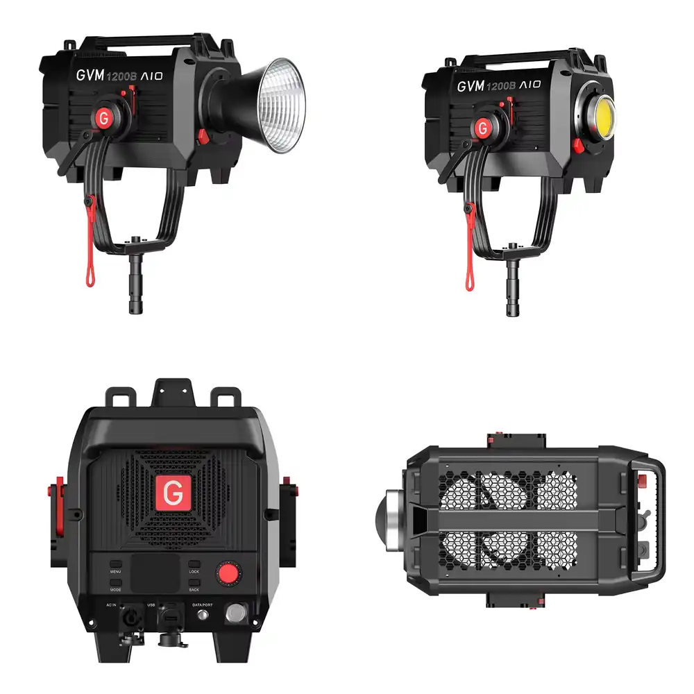 GVM SD1200B AIO 1200W 撮影用COB二色 - Photography Lighting For Studio のレビューと価格