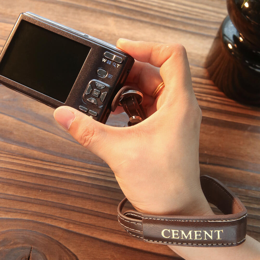 カスタムホットスタンプ名入れカメラリストストラップPUレザー - Photography Lighting Names のレビューと価格