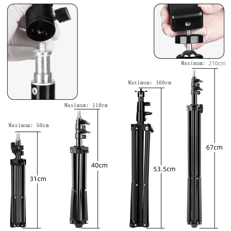 RP01-B ヘビーデューティーメタル合金ライトスタンド 1 - Photography Lighting Setup のレビューと価格