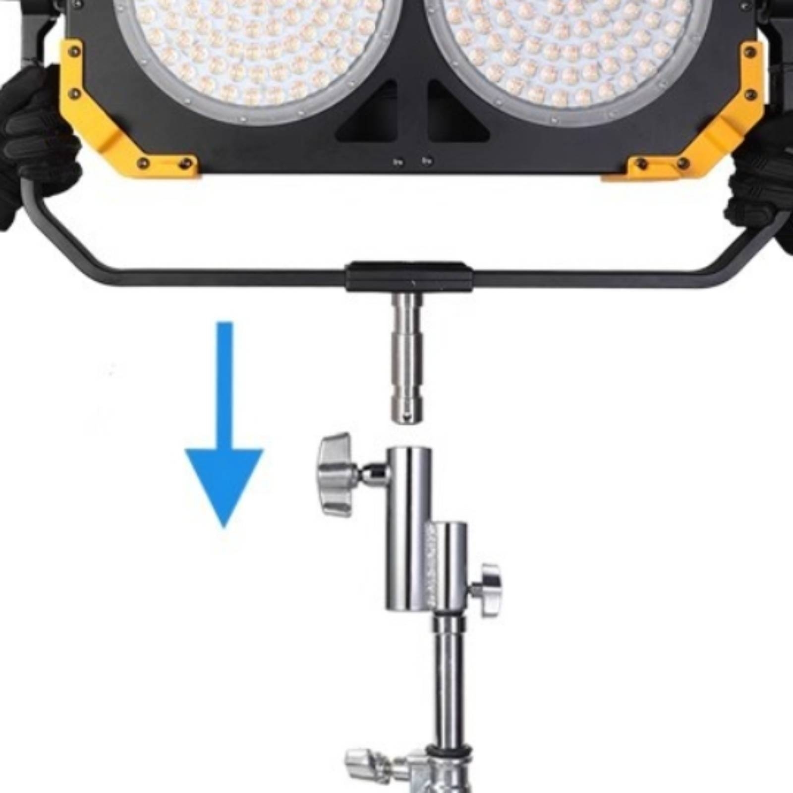 照明アダプター サムスクリュー付き機械加工金属アダプター ハ - Photography Lighting For Studio のレビューと価格